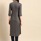 Sangria Yoke Design Mirror Work Kurta - Swadesiicart