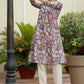 Vaasva Women Cream Printed Kurta Set With Solid Pants | Swadesiicart