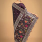 Monjolika Fashion Gorgeous Wine Woven Banarasi Designer Satin Silk Saree | Swadesiicart