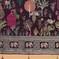 Monjolika Fashion Gorgeous Wine Woven Banarasi Designer Satin Silk Saree | Swadesiicart