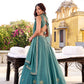 Lorenvalley Fashion Skyblue Crush Silk Sequins and Thread Embroidery Work Lehenga Choli with Dupatta - Swadesiicart