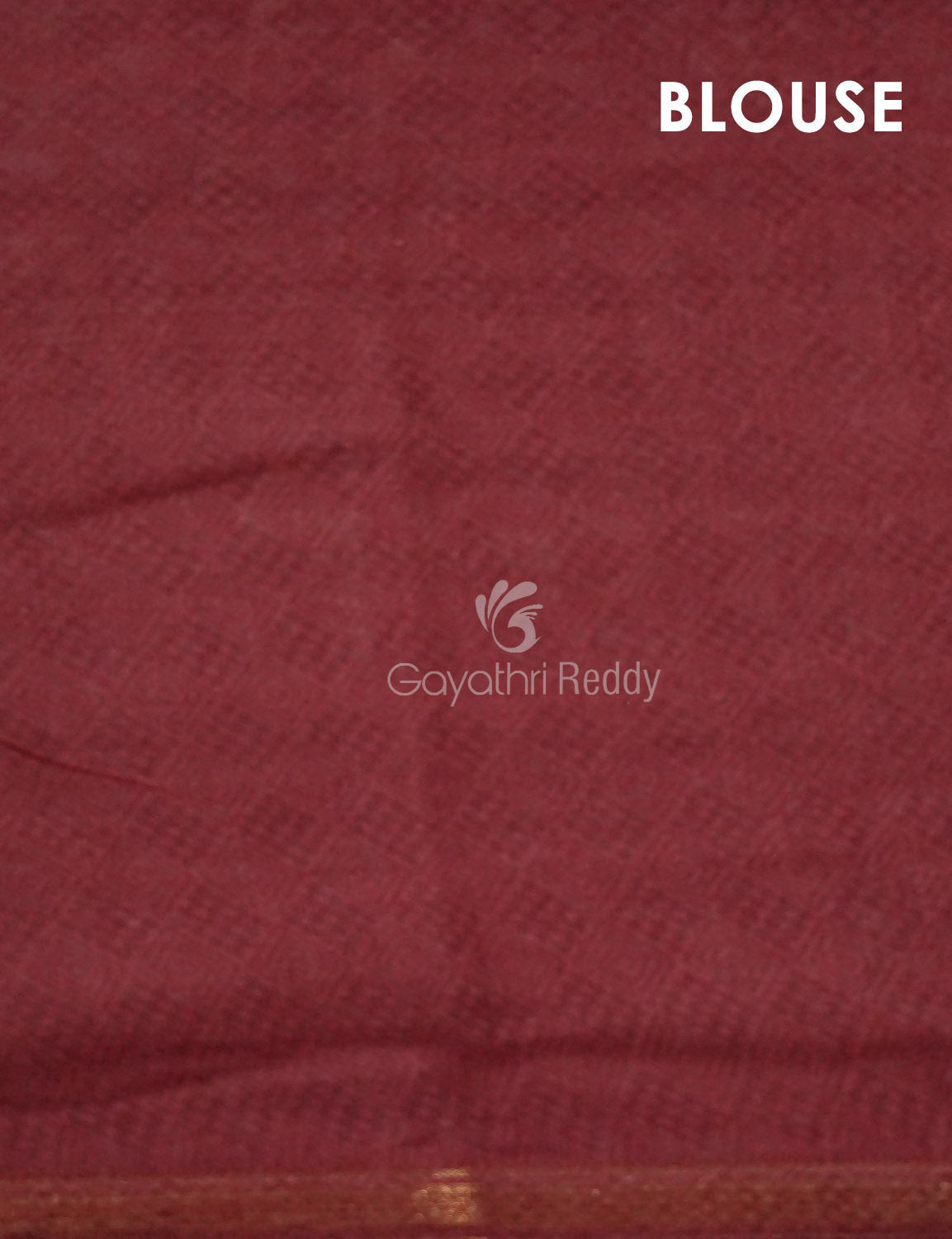 Mix of Orange and Teracotta Red Printed Semi Chanderi Saree By Gayathri Reddy Designer Studio | Swadesiicart