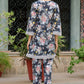 Vaasva Women Black Printed Cord Set With Printed Pants - Swadesiicart