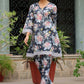 Vaasva Women Black Printed Cord Set With Printed Pants - Swadesiicart