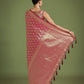 Monjolika Fashion Flattering Dark Pink Banarasi Satin Silk Zari Weaving Work Designer Saree | Swadesiicart
