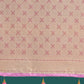 Monjolika Fashion Wonderful Light Lilac Soft Banarasi Satin Silk Leheriya Design Saree | Swadesiicart