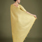 Monjolika Fashion Wonderful Light Yellow Soft Banarasi Satin Silk Leheriya Design Saree | Swadesiicart