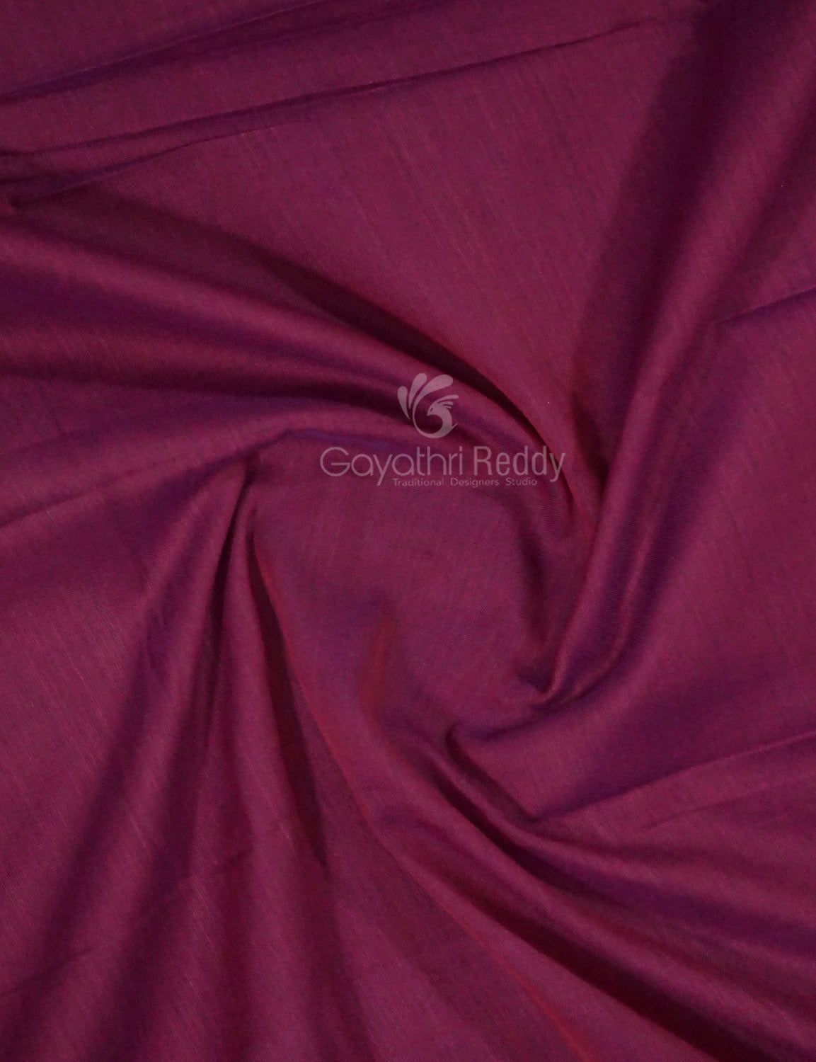 Kalanetha Magenta Pink Colour Zari Kanchi Style Pure Narayanpet Cotton Saree By Gayathri Reddy Designer Studio | Swadesiicart