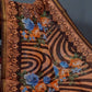 Shades of Dark Dry Mehendi Colour Floral Design Semi Chanderi Saree By Gayathri Reddy Designer Studio | Swadesiicart