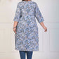 Swasti Plus Size Floral Printed Pure Cotton Kurta - Swadesiicart
