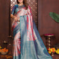 Aastha Fashion Magenta Tissue Silk Weaving Saree