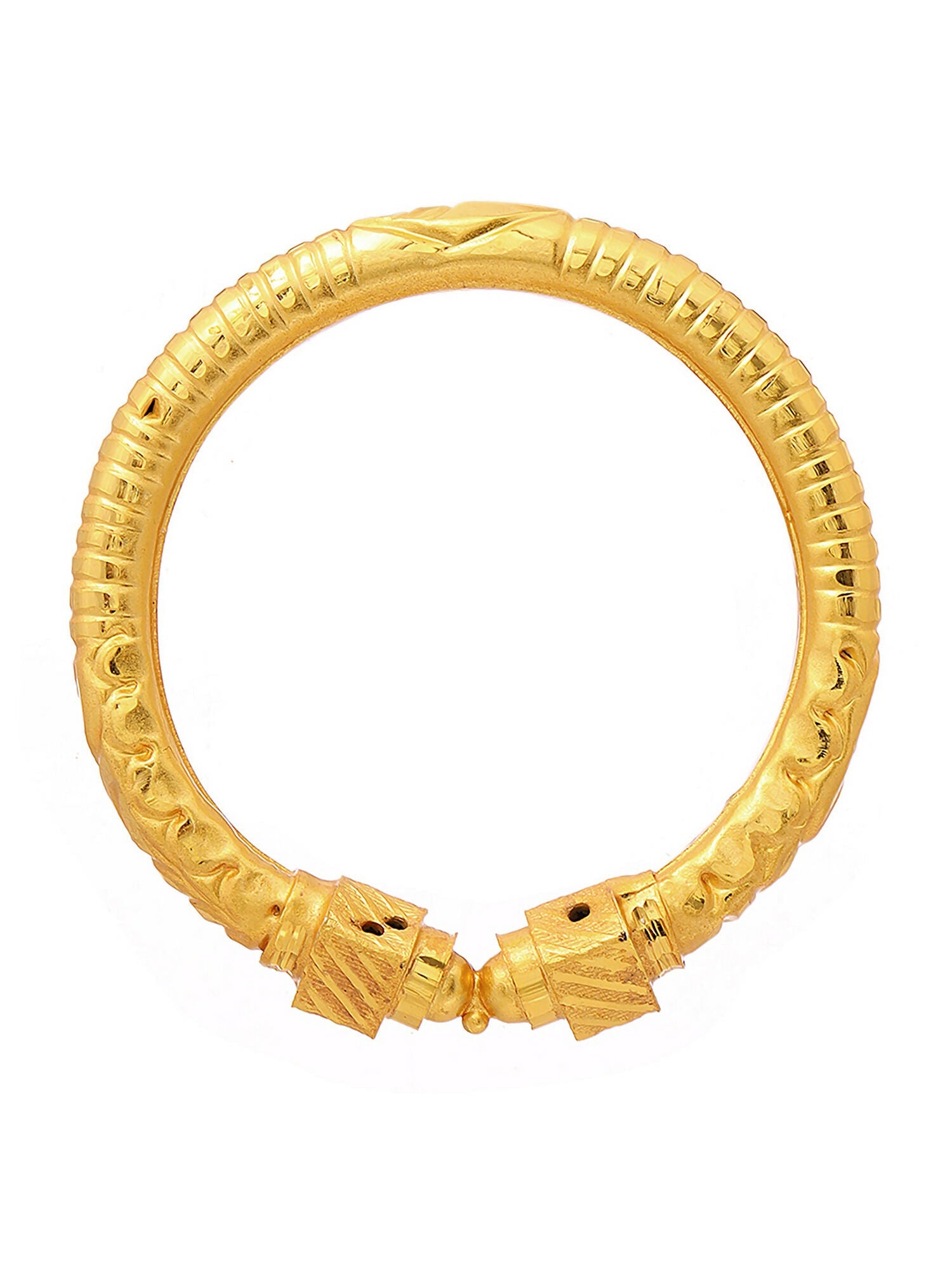 Ruby Raang Golden Bangle | Swadesiicart