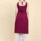 Kalini Ethnic Motifs Embroidered Chikankari Georgette Kurta | Swadesiicart