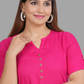 House of RP Women's Pink Rayon Solid Casual Tunic | Swadesiicart