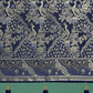 Monjolika Fashion Traditional Blue Woven Banarasi Satin Silk Saree | Swadesiicart