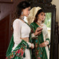 Lorenvalley Fashion White Georgette Lucknowi Paper Mirror Work Lehenga Choli with Dupatta | Swadesiicart