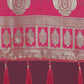 Monjolika Fashion Charming Rani Pink and Gold Soft Banarasi satin Silk Saree With Pretty Blouse Piece | Swadesiicart