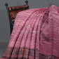 Mauve Pink Colour Geometric Print Semi Chanderi Saree By Gayathri Reddy Designer Studio | Swadesiicart