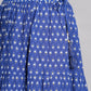House of RP Women's Light Blue Rayon Ethnic Printed Circular Skirt | Swadesiicart