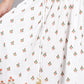 House of RP Women's White Rayon Ethnic Printed Circular Skirt | Swadesiicart