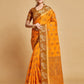 Sangria Ethnic Motifs Woven Design Art Silk Banarasi Saree | Swadesiicart