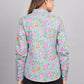 House of RP Women's Green Cotton Floral Printed Casual Shirt | Swadesiicart