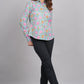 House of RP Women's Green Cotton Floral Printed Casual Shirt | Swadesiicart