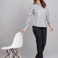 House of RP Women's Green Cotton Floral Printed Casual Shirt | Swadesiicart