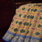 Yellow Colour All Over Print Semi Chanderi Saree By Gayathri Reddy Designer Studio | Swadesiicart