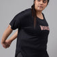 MKH Plus Size Typography Printed Dri-FIT T-shirt - Swadesiicart