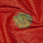 Orange Colour With Ink Blue Blouse Cotton Brasso Saree By Gayathri Reddy Designer Studio | Swadesiicart