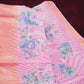 Shades of Baby Pink Colour Printed Semi Chanderi Saree By Gayathri Reddy Designer Studio | Swadesiicart