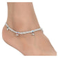 AanyaCentric Silver Plated Traditional Anklets Payal - Classic and Stylish for Women and Girls