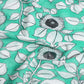 Gleaming Sea Green Kalamkari Cotton Linen Printed Saree By Gayathri Reddy Designer Studio | Swadesiicart