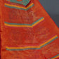 Sea Green Colour With Orange Blouse Cotton Brasso Saree By Gayathri Reddy Designer Studio | Swadesiicart