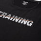 Alcis Men Typography Printed Anti Static Slim Fit Sports T-shirt