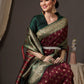 Anouk Woven Design Zari Banarasi Saree | Swadesiicart