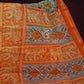 Sea Green Colour All Over Print Semi Chanderi Saree By Gayathri Reddy Designer Studio | Swadesiicart