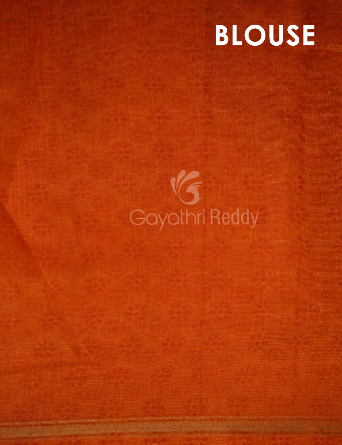 Sea Green Colour All Over Print Semi Chanderi Saree By Gayathri Reddy Designer Studio | Swadesiicart