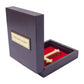 Golden Peacock Brown & Red 24 Ct Gold Foil Lord Jesus Christ | Swadesiicart