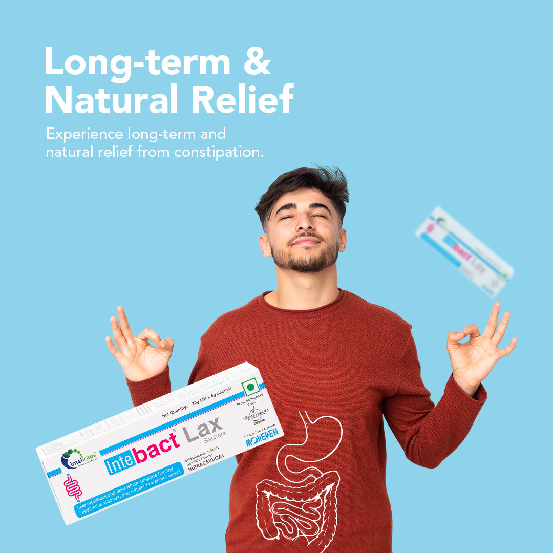 Dr Morpen Intebact Probiotic Laxative – Best Solution For Constipation Relief | Swadesiicart