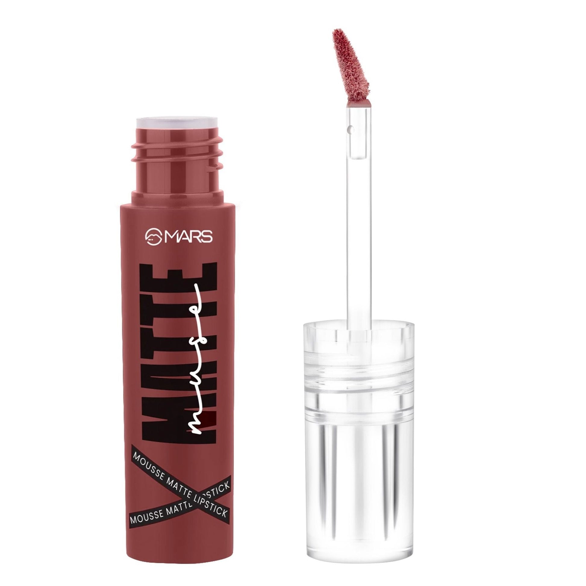 MARS Cosmetics Matte Muse Mousse Lipstick - 18 Fierce Star - Swadesiicart