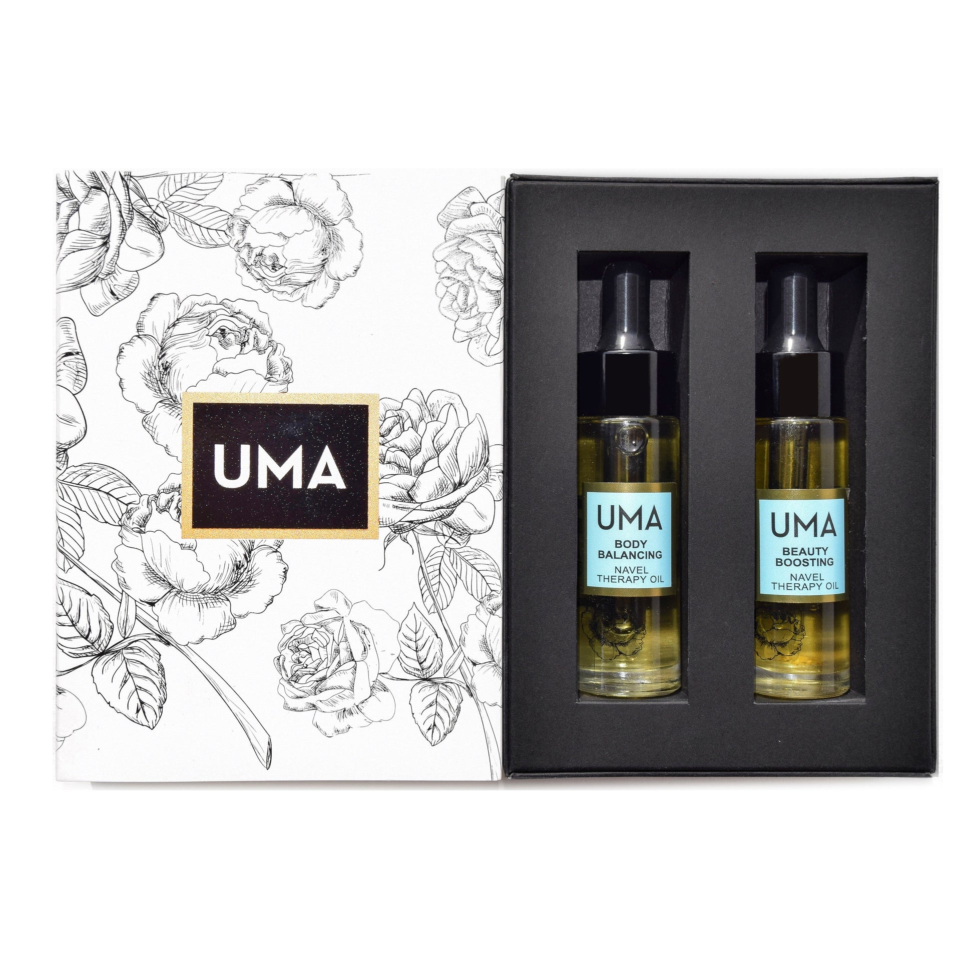 UMA Beauty Boosting Body Balancing Navel Oil Duo