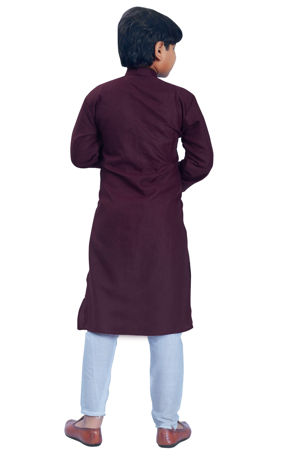 DEIANA'S Casual Designer Kurta Pyjama Set For Boys And kids (Wine) | Swadesiicart