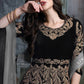 Anaita Black Embroidered Velvet Patiala Suit