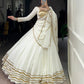 Lorenvalley Fashion White Pure Rayon Lace Touch Up Lehenga Choli with Dupatta - Swadesiicart