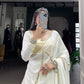 Lorenvalley Fashion White Pure Rayon Lace Touch Up Lehenga Choli with Dupatta - Swadesiicart