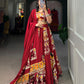 Lorenvalley Fashion Maroon Rayon With Printed Silk Lehenga Choli with Dupatta | Swadesiicart