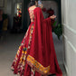 Lorenvalley Fashion Maroon Rayon With Printed Silk Lehenga Choli with Dupatta | Swadesiicart