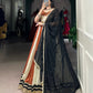 Lorenvalley Cream Chinon Sequins Lace Touch Up Lehenga Choli with Dupatta | Swadesiicart